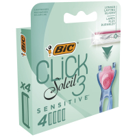 Replaceable cassettes Bic Click 3 Soleil Sensitive 4 pcs. (3086123644915)