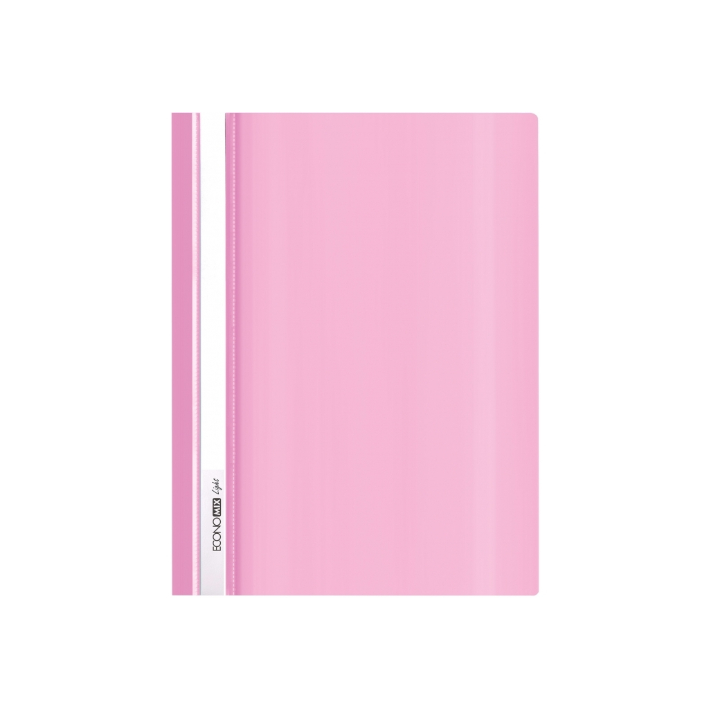 Папка-швидкозшивач Economix А4 Light без перфорації, рожева (E38503-09) Папка-швидкозшивач Economix А4 Light без перфорації, рожева (E38503-09)