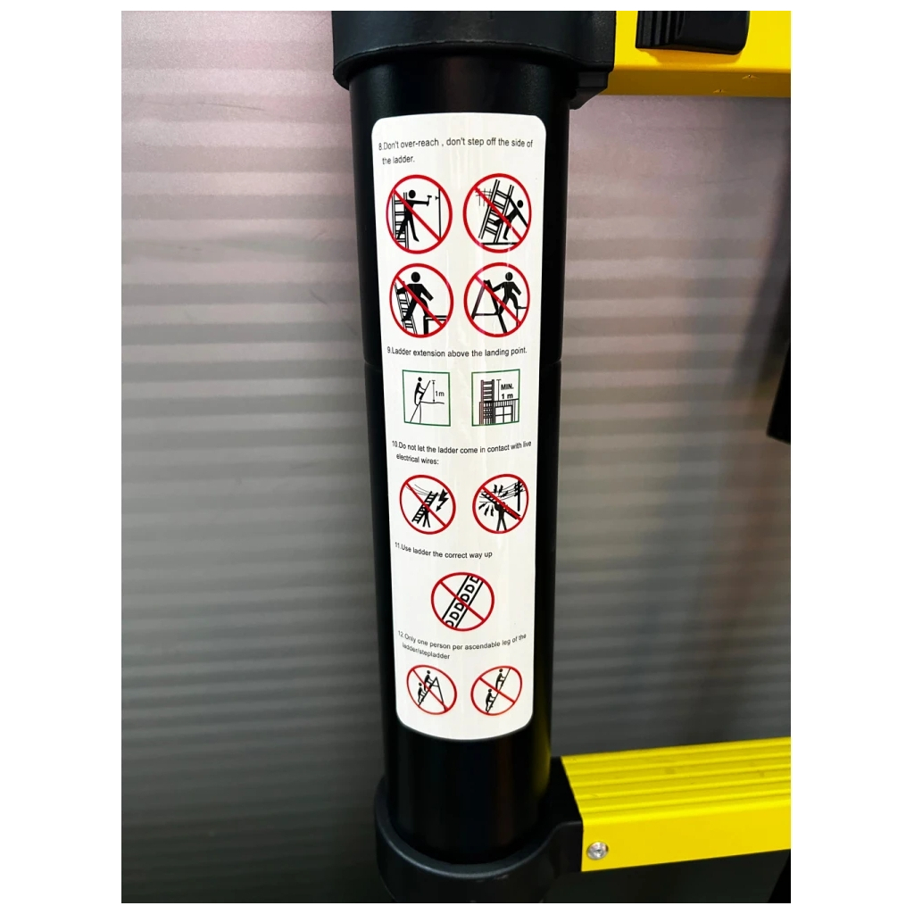 Драбина GTM телескопічна 13сх. 3,8м (KME1038Y/881038)