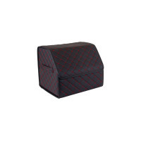 Organizer bag EVAtech ECO S black with red thread (EHECESBRBB)