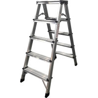 GTM stepladder 5 steps. upper step 0.98 m, two-sided (KMH1205)