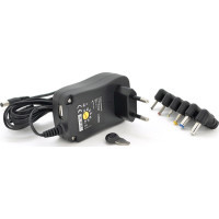 Блок живлення мережевий Voltronic 30W Universal, Output 3V-12V, 2.35*0.75/ 3.0*1.1/3.5*1.35/4.0*1.7 /5.5*2.1/5.5*2.5 (13056 / YT-UPS30W)