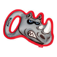 Dog toy GiGwi Mighty Challenge Rhino with squeaker 25 cm (2236)