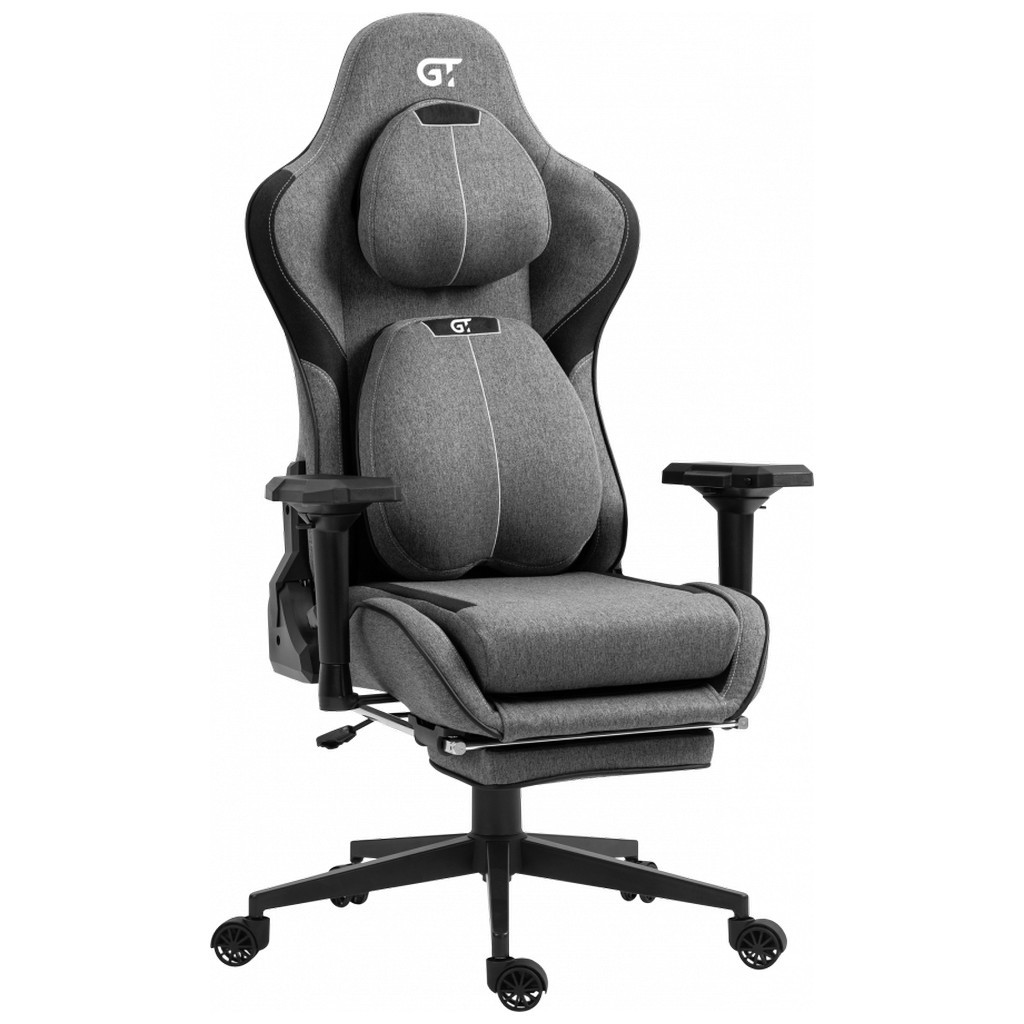 Крісло ігрове GT Racer X-2308 Gray/Black (X-2308 Fabric Gray/Black) Крісло ігрове GT Racer X-2308 Gray/Black (X-2308 Fabric Gray/Black)