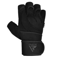 Fitness gloves RDX L4 Micro Plus Black S (WGM-L4B-S+)