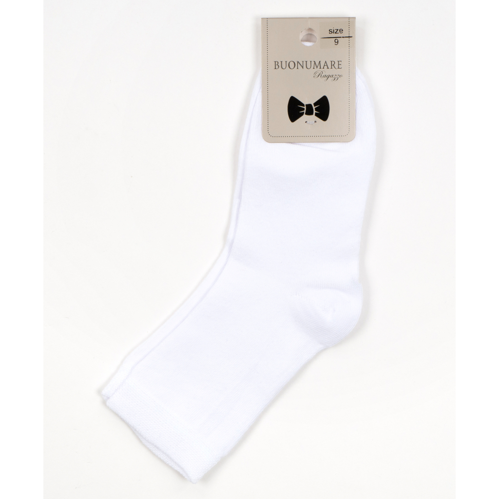 Шкарпетки дитячі BNM однотонні (M0C0101-0167-Д-9-white)