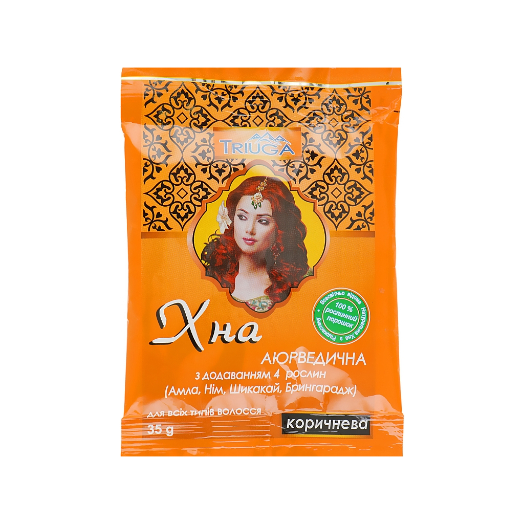 Хна Triuga Аюрведична коричнева 35 г (4820164640111)