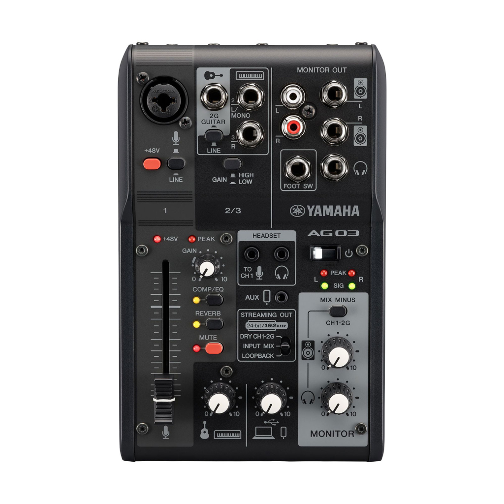 Аудіоінтерфейс Yamaha AG03MK2 Black