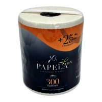 Paper towels Papela Lux 2 layers 300+25 tears 1 roll (4820270940297)