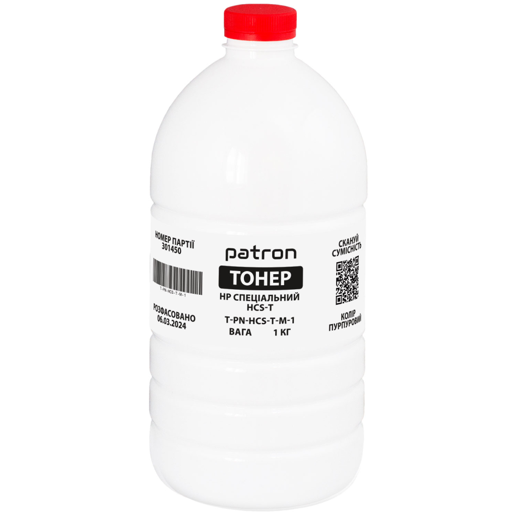 Тонер HP HCS-T, 1 кг, magenta Patron (PN-HCS-T-M-1) Тонер HP HCS-T, 1 кг, magenta Patron (PN-HCS-T-M-1)