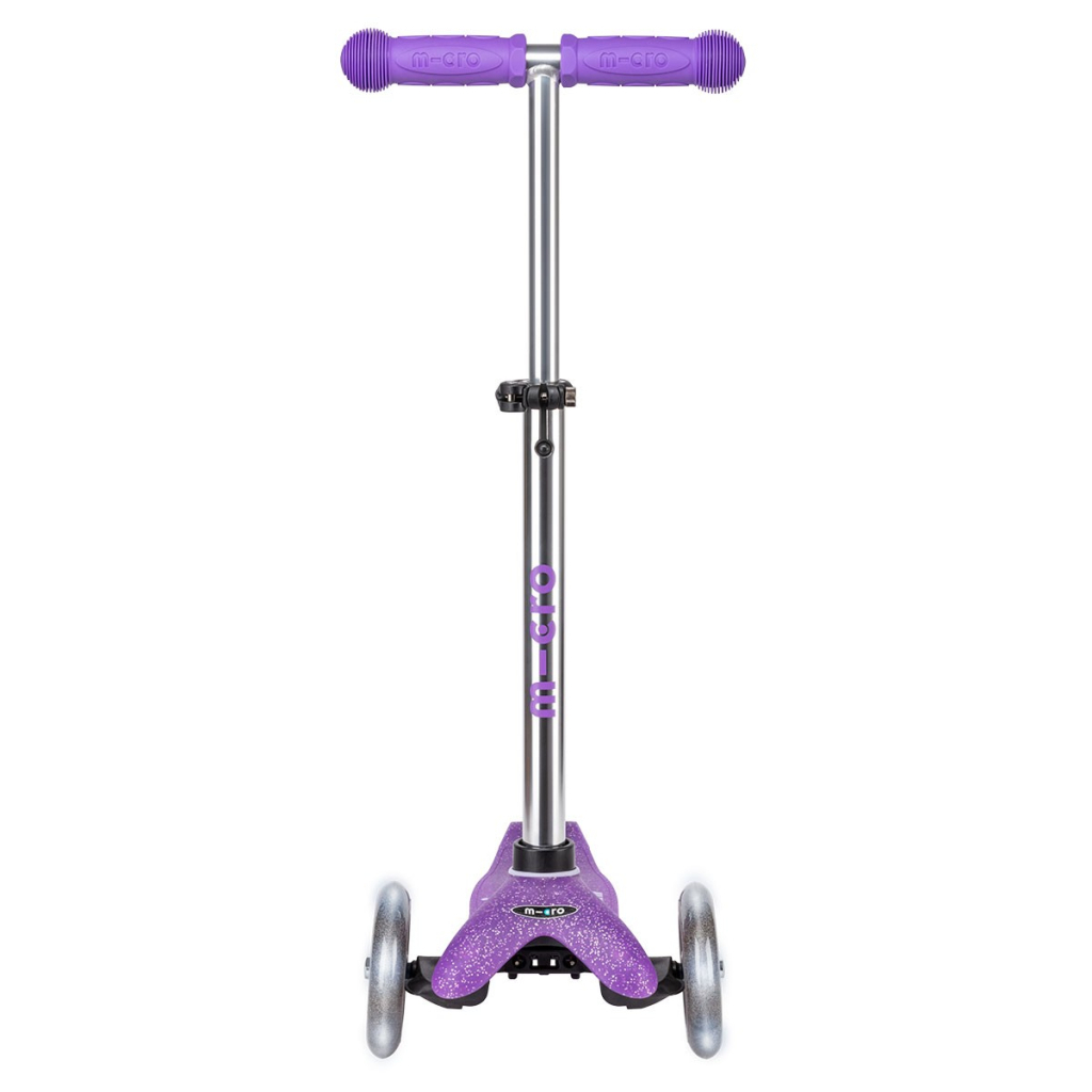 Самокат Micro Mini Deluxe Fairy Glitter LED Пурпуровий (MMD207)
