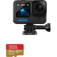 Екшн-камера GoPro HERO12 Black + 64Gb SD card (CHDSB-121-CN)