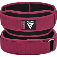Athletic belt RDX RX5 Double Belt neoprene Pink XS (WBD-RX5P-XS)
