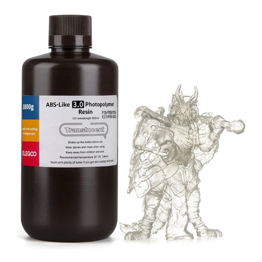Фотополімерна смола ELEGOO Resin, ABS-like 3.0 1кг, clear (50.103.0158)