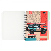 Notebook Yes A5 Off road vehicle 144 sheets plastic cover (681957)