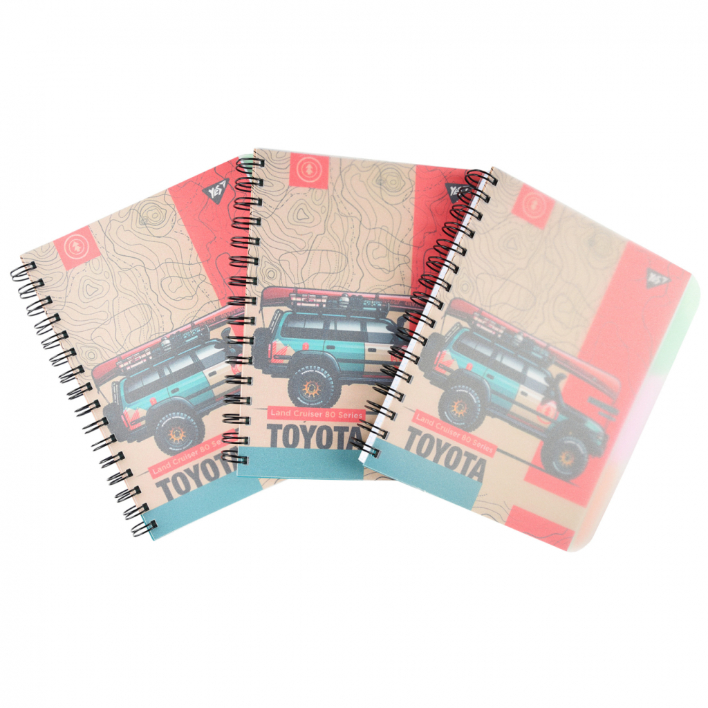 Блокнот Yes А5 Off road vehicle 144 аркуша пластикова обкладинка (681957)