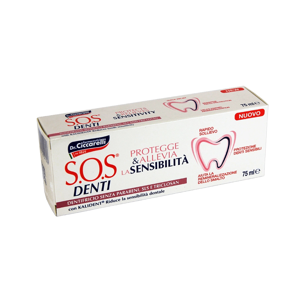 Зубна паста Dr. Ciccarelli S.O.S Denti Для чутливих зубів 75 мл (8002140041303)