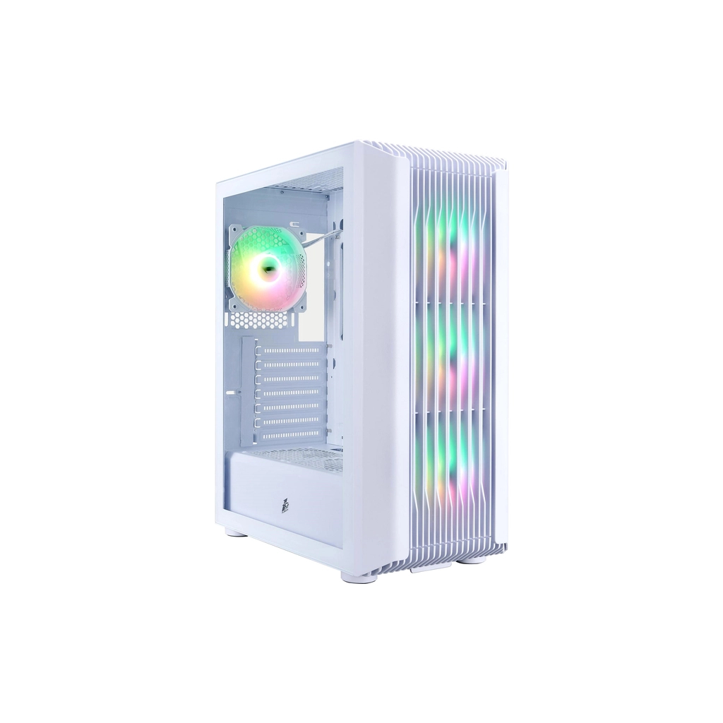 Корпус 1stPlayer H6-WH-4F7-W