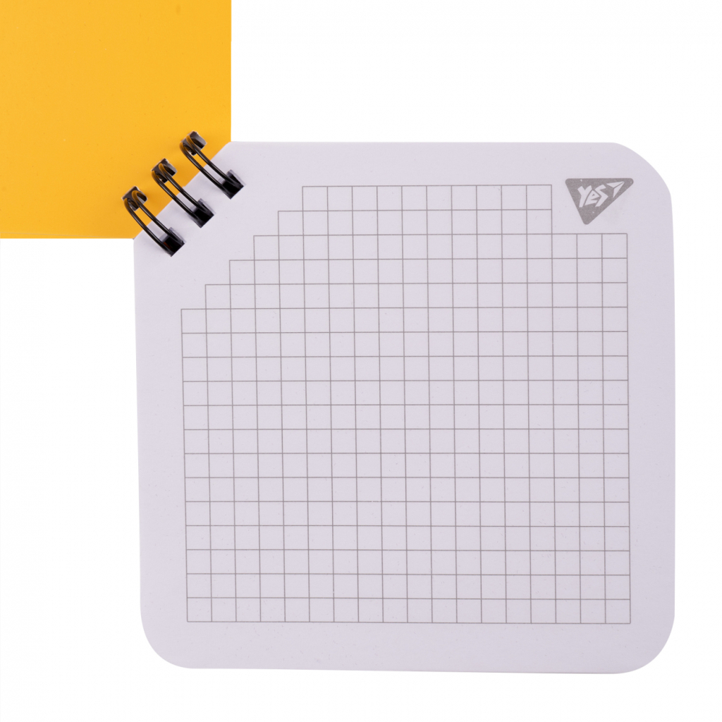 Блокнот Yes 110x110 мм 80 аркушів на cпіралі Stand with Ukraine клітинка (151817) Блокнот Yes 110x110 мм 80 аркушів на cпіралі Stand with Ukraine клітинка (151817)