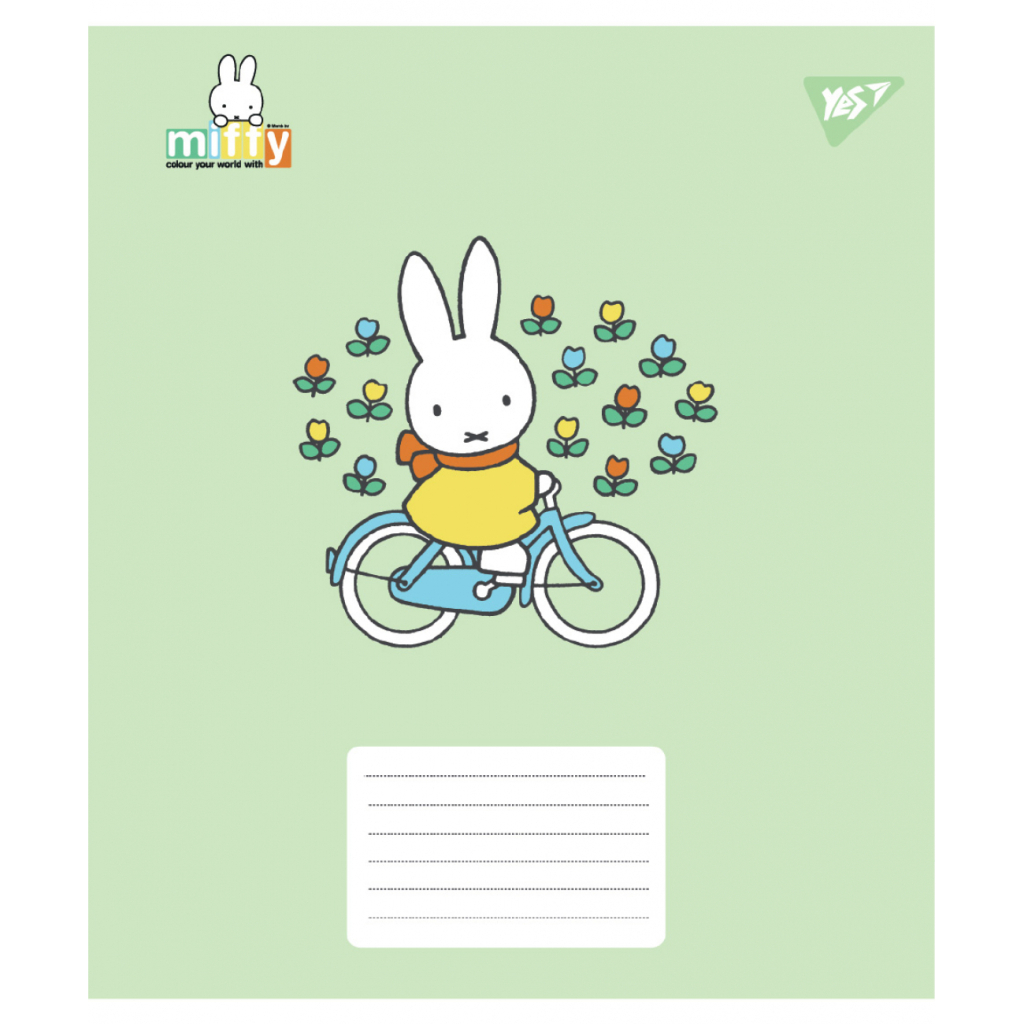 Зошит Yes Miffy Playfull А5 12 аркушів лінія (767632)