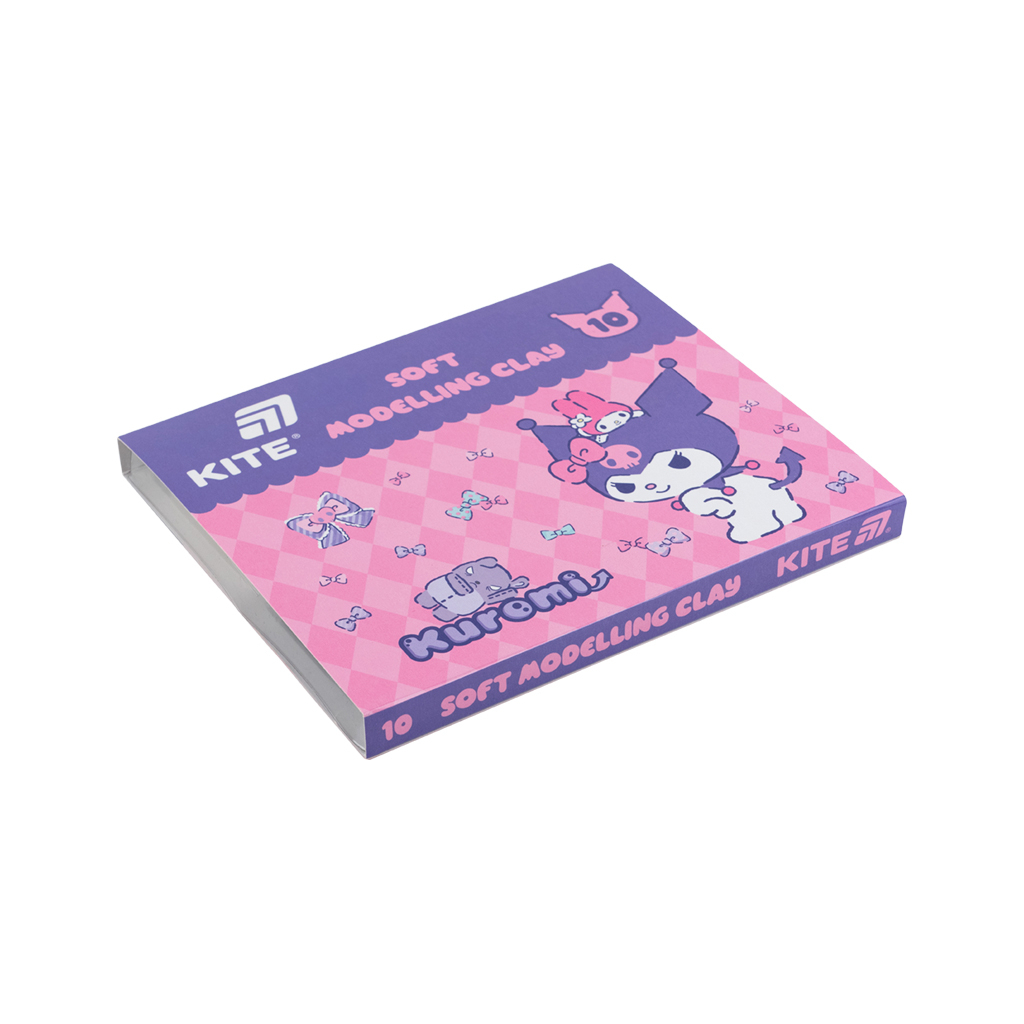 Пластилін Kite Kuromi восковий, 10 кольорів, 200 г (HK24-084)