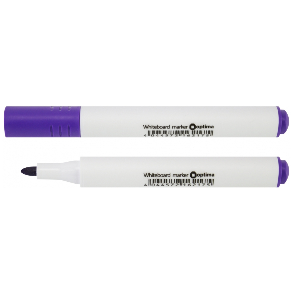 Маркер Optima для дошок трикутний 2 мм, фіолетовий (O16217) Маркер Optima для дошок трикутний 2 мм, фіолетовий (O16217)