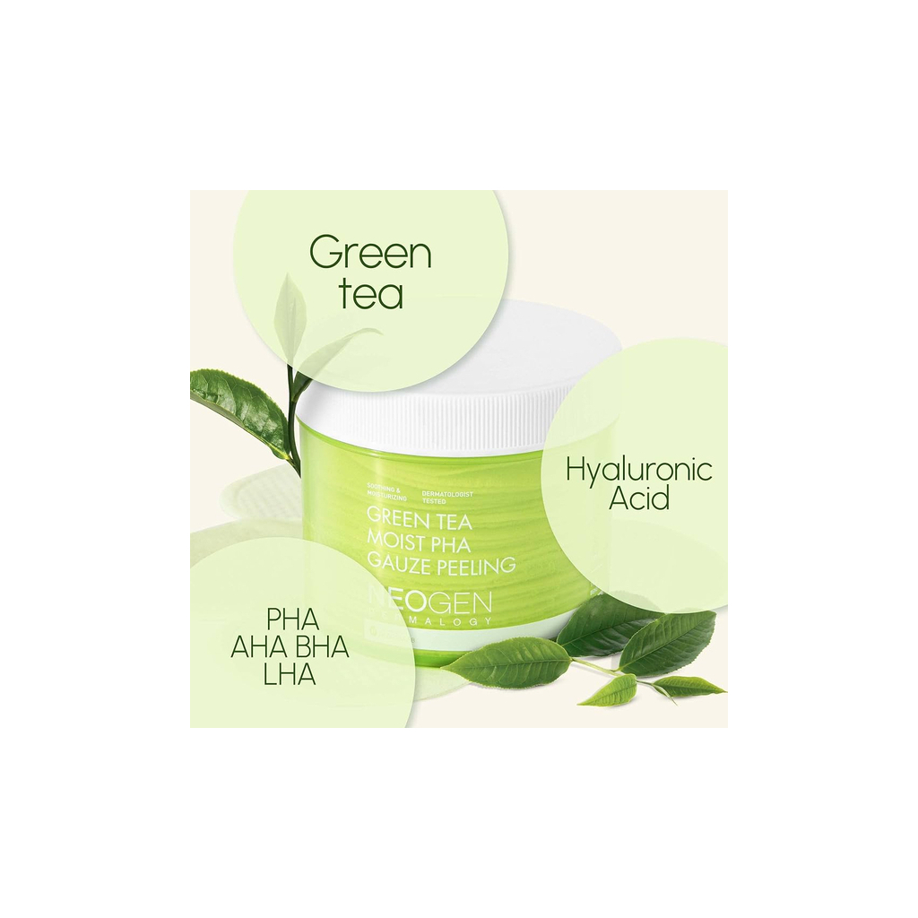 Пілінг для обличчя Neogen Відлущувальні пади з екстрактом зеленого чаю 30 шт (8809653244265)