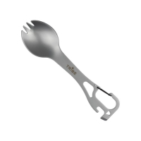 Travel fork and spoon Tribe Multi Spork steel (T-FC-0037-metal)
