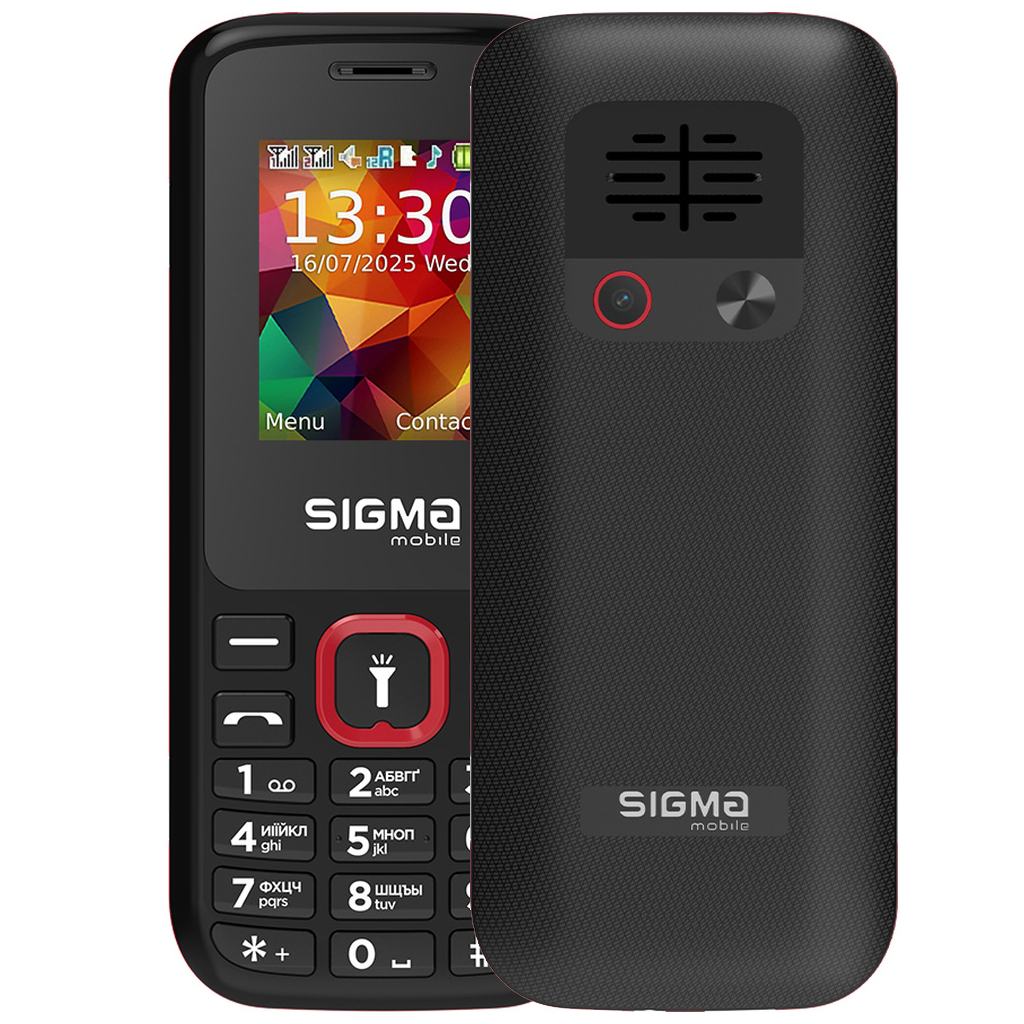 Мобільний телефон Sigma X-style 171 MINI Black-Red (4827798813744)