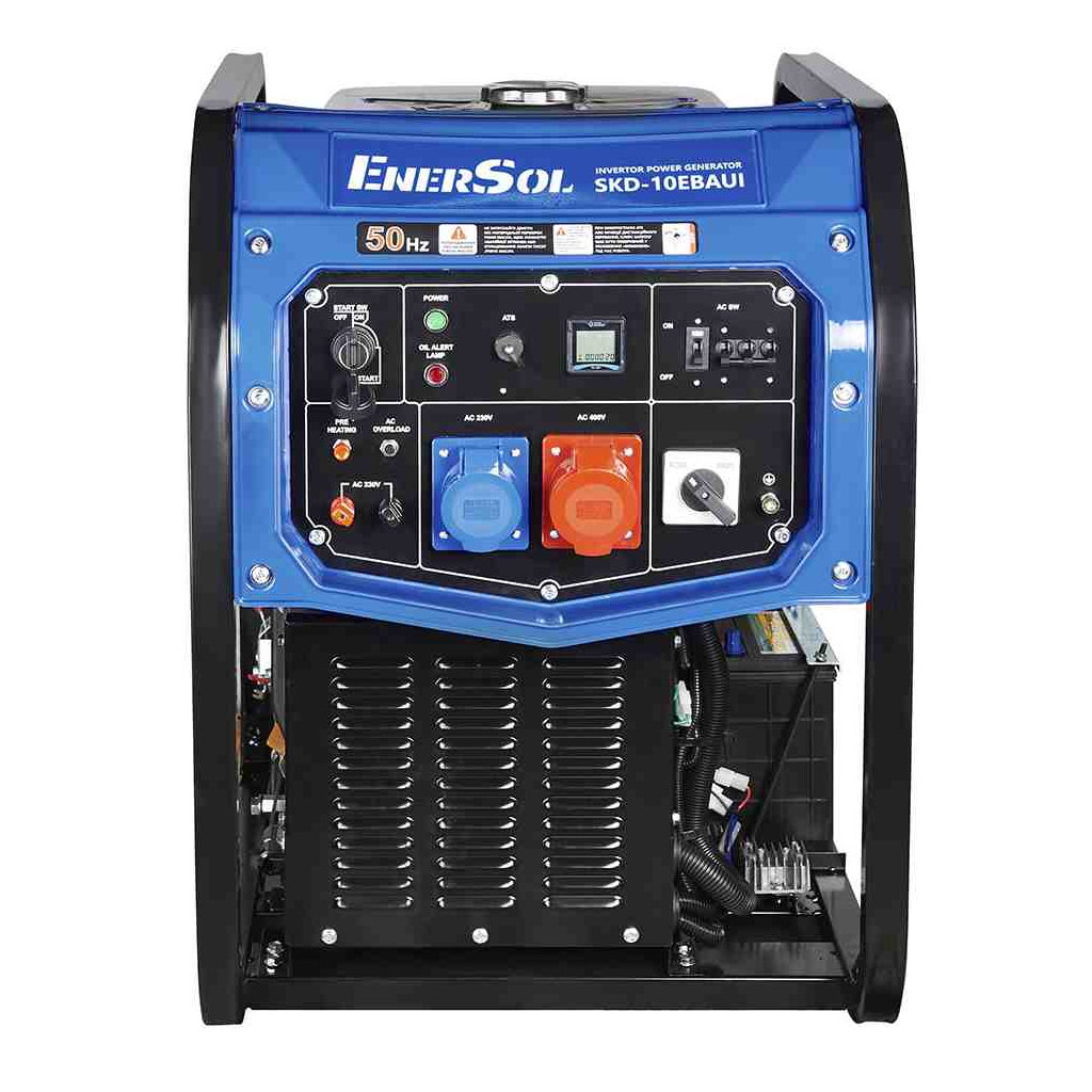 Генератор Enersol дизельний інверторний 1/3ф 10.0kW, ES-1102FD, 3000 об/хв, 138кг (SKD-10EBAUI)
