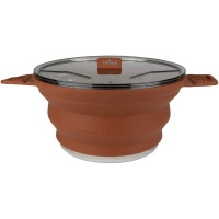 Travel boiler Tribe Collapsible Pot 2.5 l silicone brown (T-FF-0025-brown)