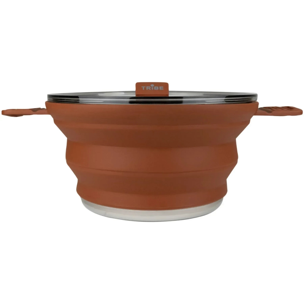 Котел туристичний Tribe Collapsible Pot 2,5 л силіконовий brown (T-FF-0025-brown) Котел туристичний Tribe Collapsible Pot 2,5 л силіконовий brown (T-FF-0025-brown)