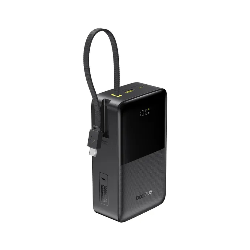 Повербанк Baseus EnerFill FC51 Bipow2 Pro 30000mAh 22,5W build cab.USB-C black (E0028100)