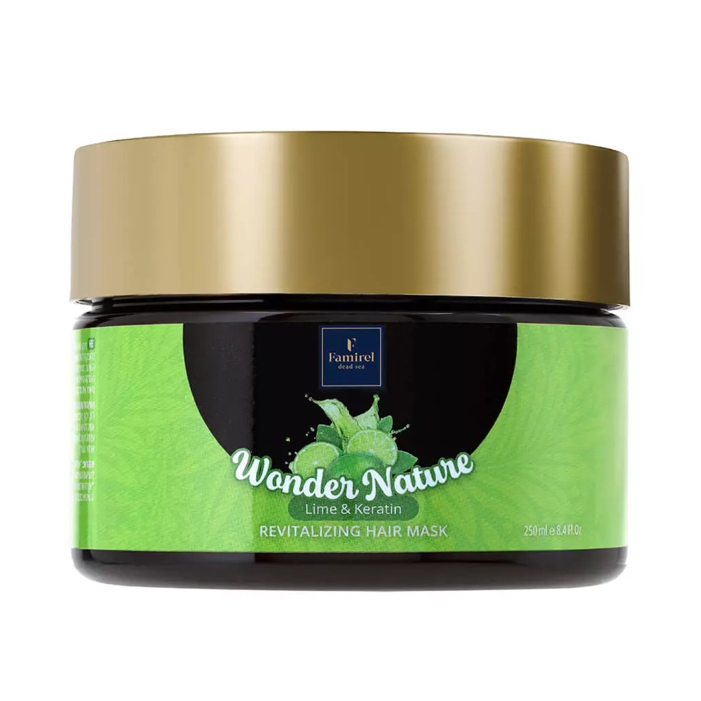 Маска для волосся Famirel Wonder Nature Лайм Кератин Відновлення 250 мл (7290114087322)