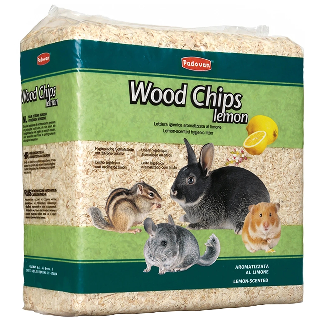 Наповнювач для гризунів Padovan Wood Chips Lemon 1 кг (8001254001715)