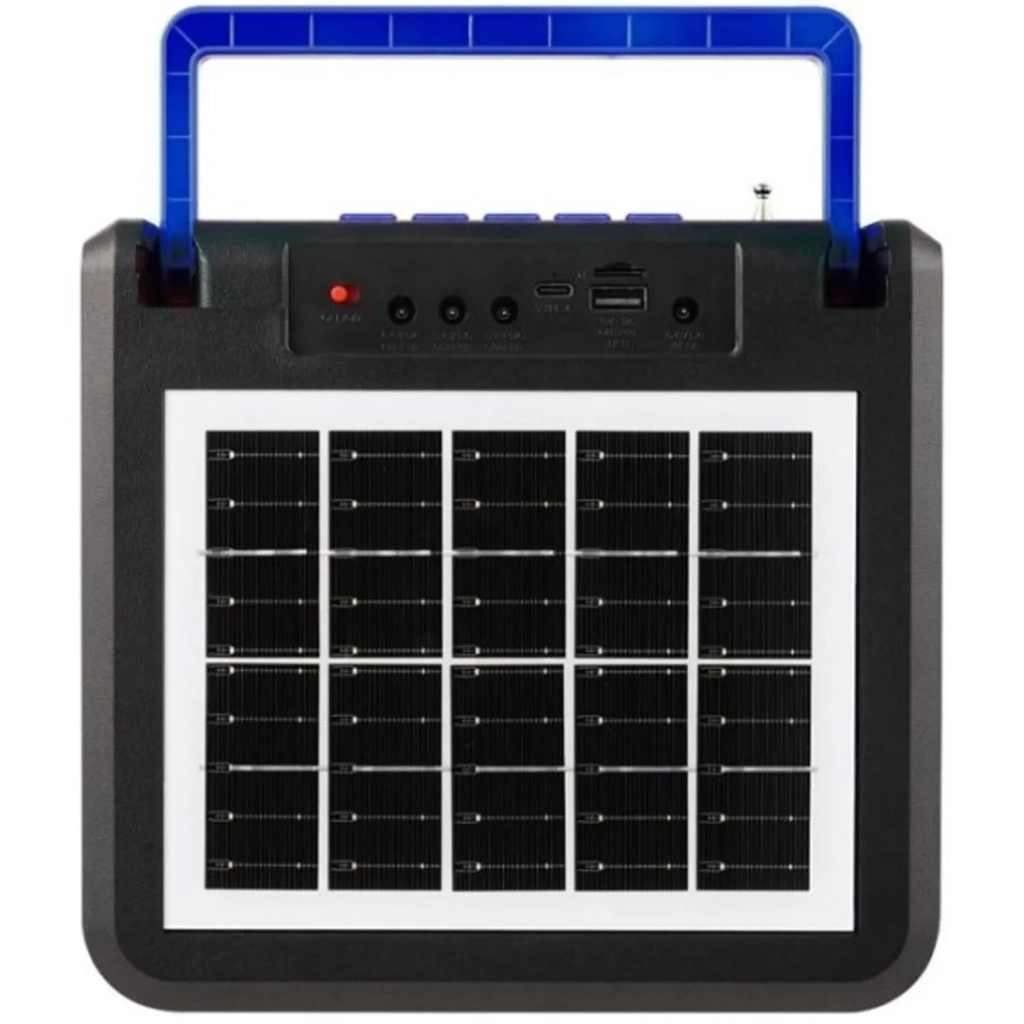 Акустична система NEWVEW NV-9218 Solar Panel/BT/USB/TF/FM Blue (NWVW-NV-9218-BL) Акустична система NEWVEW NV-9218 Solar Panel/BT/USB/TF/FM Blue (NWVW-NV-9218-BL)