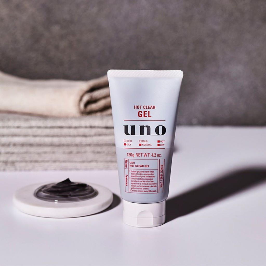 Гель для вмивання Uno Hot Clear Gel Для глибокого очищення з термоефектом Для чоловічої шкіри 120 г (4901872469925)