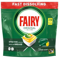 Таблетки для посудомийних машин Fairy Все-в-1 Original Лимон 29 шт. (8006530115711)