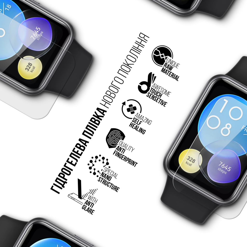 Плівка захисна Armorstandart Matte hydrogel Huawei Watch Fit 2 6 pcs (ARM92058) Плівка захисна Armorstandart Matte hydrogel Huawei Watch Fit 2 6 pcs (ARM92058)