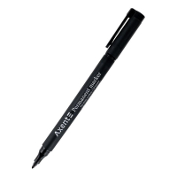 Axent Permanent marker 2535-A, 1 mm round black (2535-01-A)