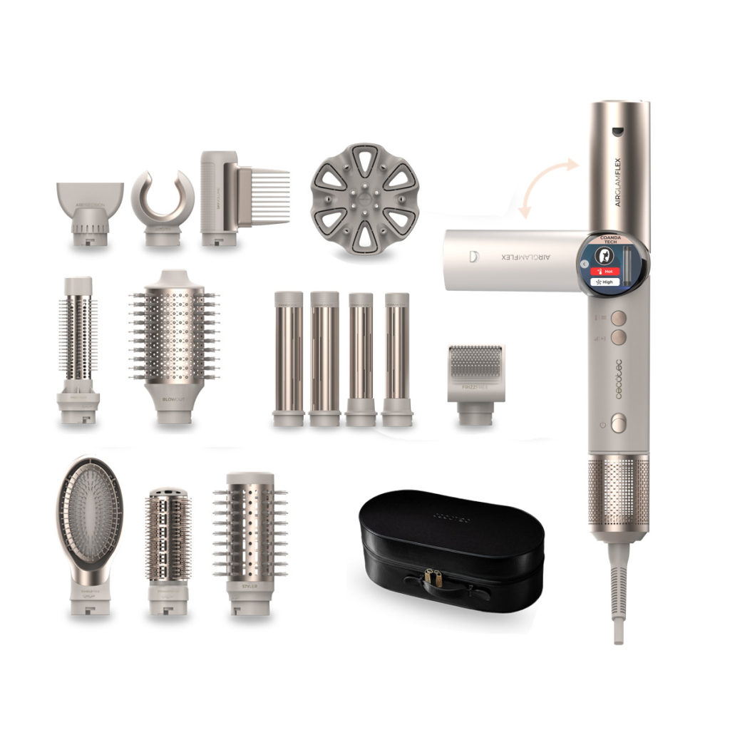 Стайлер Cecotec AirGlam 14in1 Flex Champagne (A01_EU01_114727)