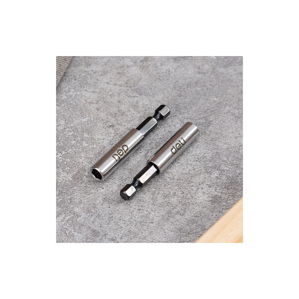 Тримач для біт Deli 1/4", 60мм (EDL106002-1)
