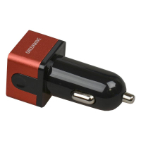 Зарядний пристрій Greenwave 12-24V, 2*USB 5V/3.1A (CH-CC-231 black/red)