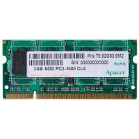 Модуль пам'яті для ноутбука SoDIMM DDR2 2GB 800 MHz Apacer (CS.02G2B.F2M)