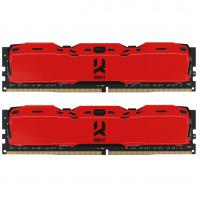 Модуль пам'яті для комп'ютера DDR4 16GB (2x8GB) 3000 MHz IRDM Red Goodram (IR-XR3000D464L16S/16GDC)