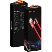 Дата кабель USB 2.0 AM to Micro 5P 1.0m Comfort L-shape Red Cord (CDC-M1-2R)
