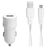 Зарядний пристрій RivaCase USB, 1 порт, кабель micro USB (VA4211 WD1 (White))