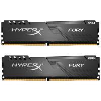 Модуль пам'яті для комп'ютера DDR4 64GB (2x32GB) 3200 MHz HyperX Fury Black Kingston Fury (ex.HyperX) (HX432C16FB3K2/64)