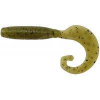 Silicone fishing Reins FAT G-TAIL GRUB 4" 001 Watermelon seed 10 pcs (1552.05.93)