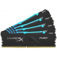 Модуль пам'яті для комп'ютера DDR4 64GB (4x16GB) 2400 MHz HyperX Fury Kingston Fury (ex.HyperX) (HX424C15FB4AK4/64)